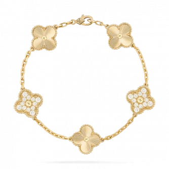 VAN CLEEF & ARPELS Vintage Alhambra bracelet, 5 motifs | Браслет Vintage Alhambra, 5 мотивов | Vintage Alhambra թևնոց, 5 մոտիվ